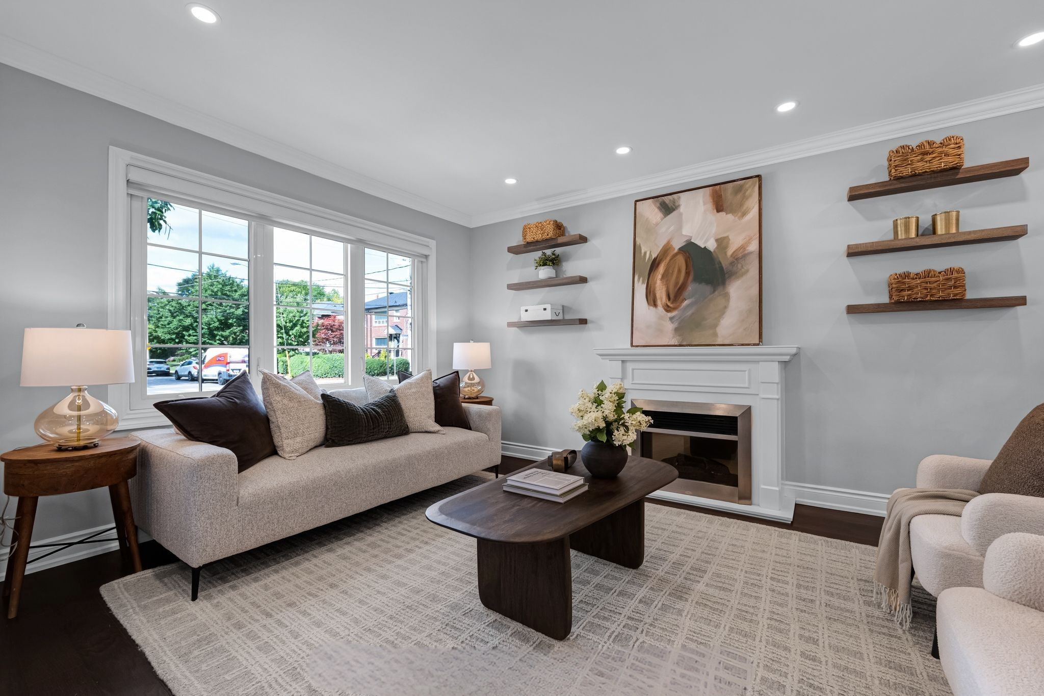 Living Room 567 - Semi-detached Home in North Leaside. Sold for $1.8M